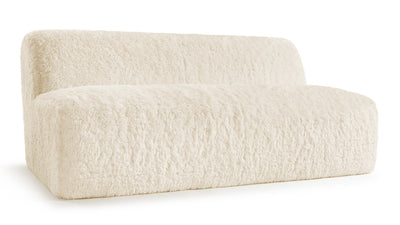 Iona - Iona - Iona Two Seater Module, White Long Hair Sherpa - Image 2