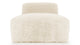 Iona - Iona - Iona Chaise, White Long Hair Sherpa - Image 2