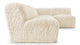 Iona - Iona - Iona Sectional, Right Corner, White Long Hair Sherpa - Image 3