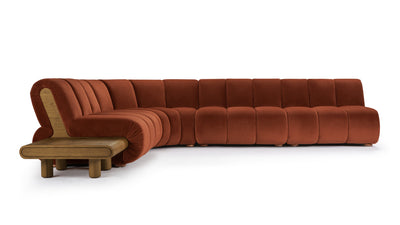 River - Russet Plush Velvet - Image 1