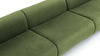 Leo - Leo - Leo Three Seater Sofa, Lichen Plush Velvet - Image 5