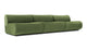 Leo - Leo - Leo Three Seater Sofa, Lichen Plush Velvet - Image 2