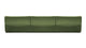 Leo - Leo - Leo Three Seater Sofa, Lichen Plush Velvet - Image 4