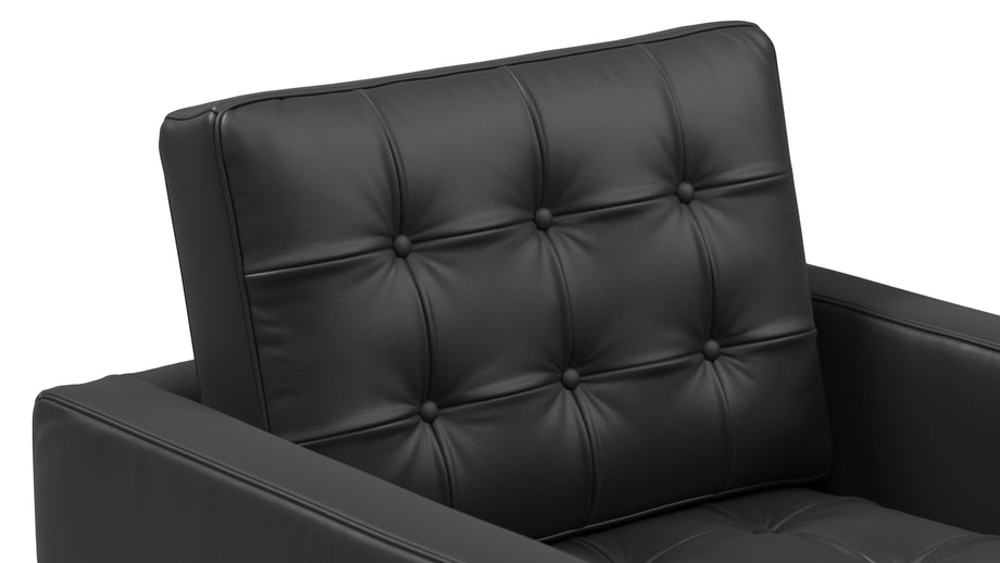 FlorenciaVintage Black Vegan Leather