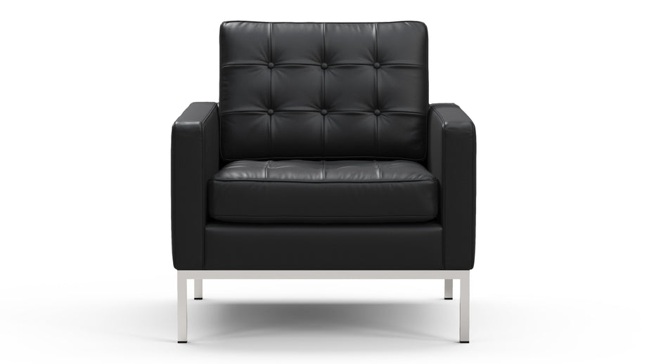 FlorenciaVintage Black Vegan Leather