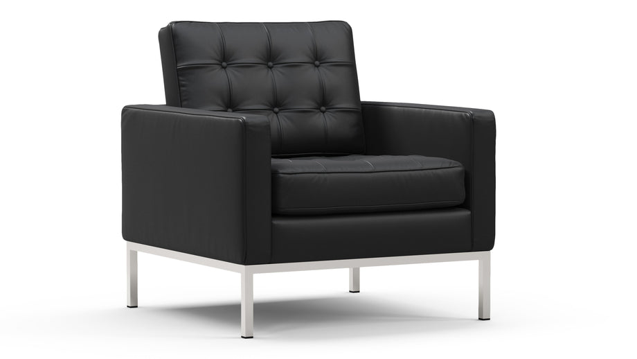 FlorenciaVintage Black Vegan Leather