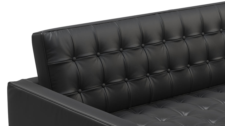 FlorenceVintage Black Vegan Leather