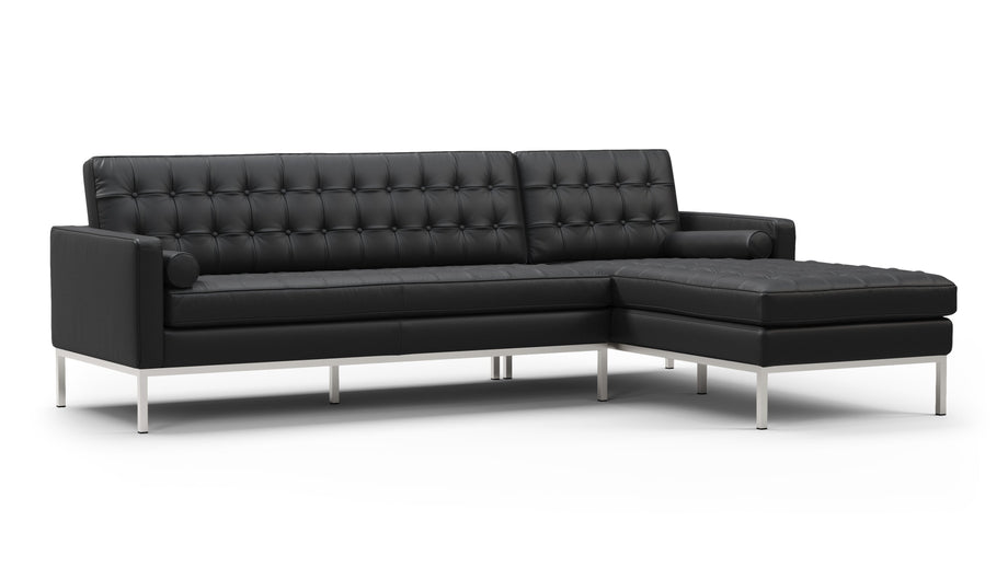 FlorenceVintage Black Vegan Leather