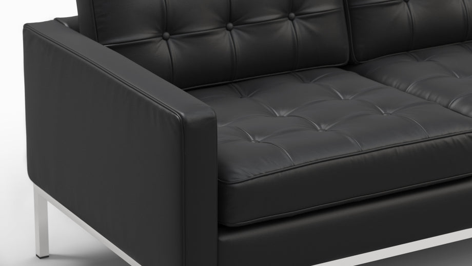 FlorenceVintage Black Vegan Leather