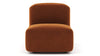 Muse - Muse - Muse Module, Armless, Burnt Orange Velvet - Image 1