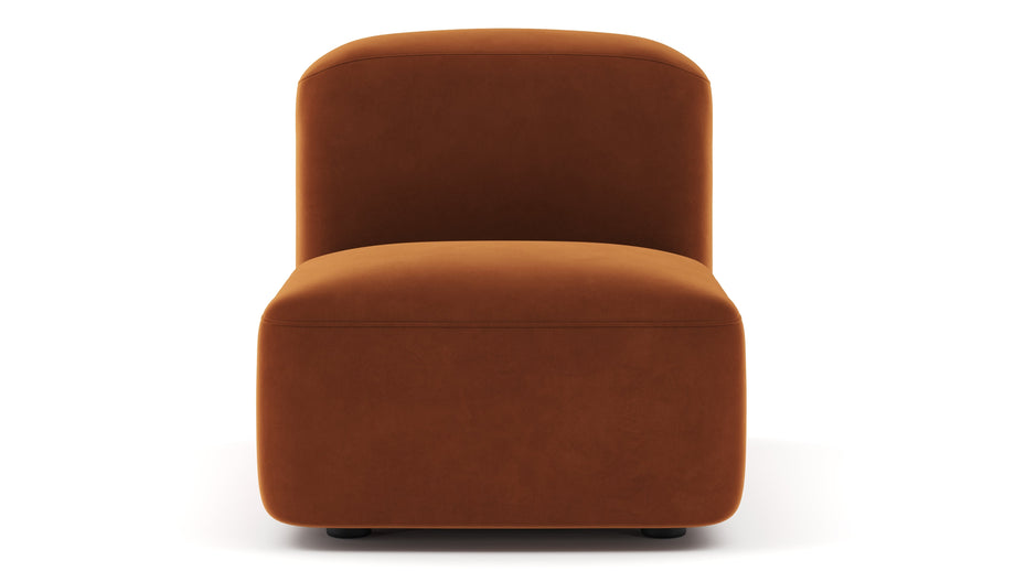 MuseMuse - Muse Module, Armless, Burnt Orange Velvet