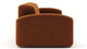 Muse - Muse - Muse Three Seater Sofa, Burnt Orange Velvet - Image 3