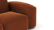 Muse - Muse - Muse Two Seater Sofa, Burnt Orange Velvet - Image 6