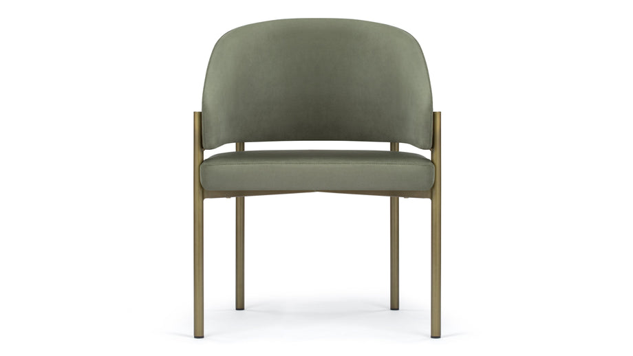 EsmeSage Vegan Suede and Brushed Brass