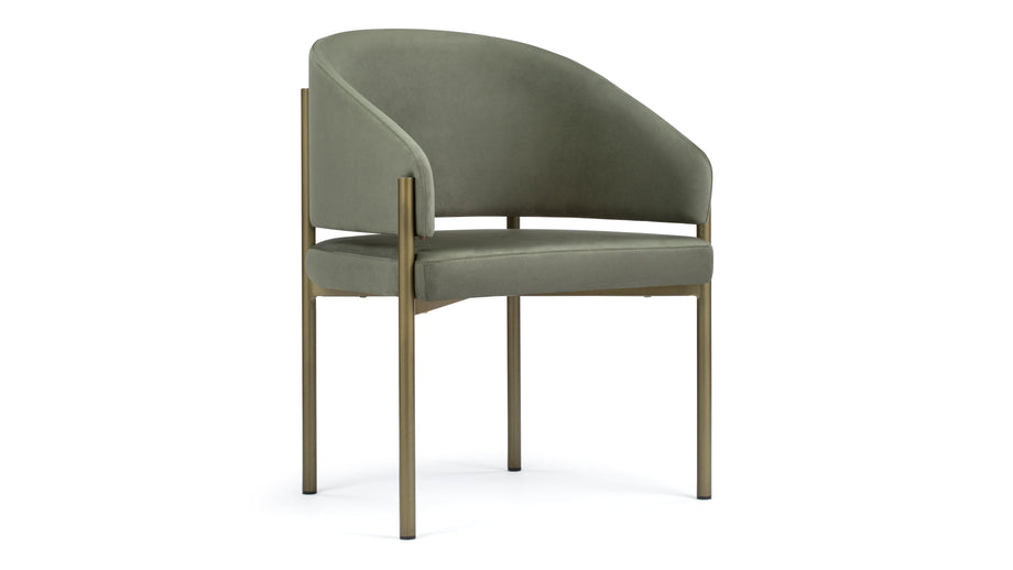 EsmeSage Vegan Suede and Brushed Brass
