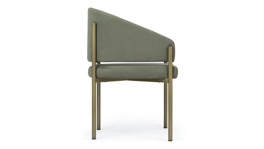 EsmeSage Vegan Suede and Brushed Brass