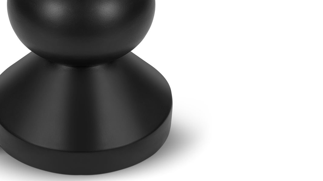 ChessChess - Chess Indoor/Outdoor Side Table, Black Concrete