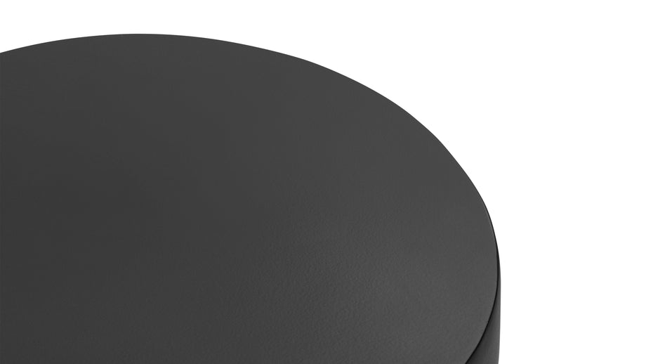 ChessChess - Chess Indoor/Outdoor Side Table, Black Concrete