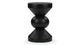Chess - Chess - Chess Indoor/Outdoor Side Table, Black Concrete - Image 1