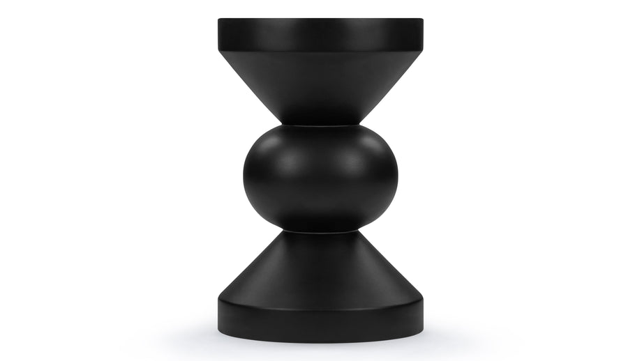 ChessChess - Chess Indoor/Outdoor Side Table, Black Concrete