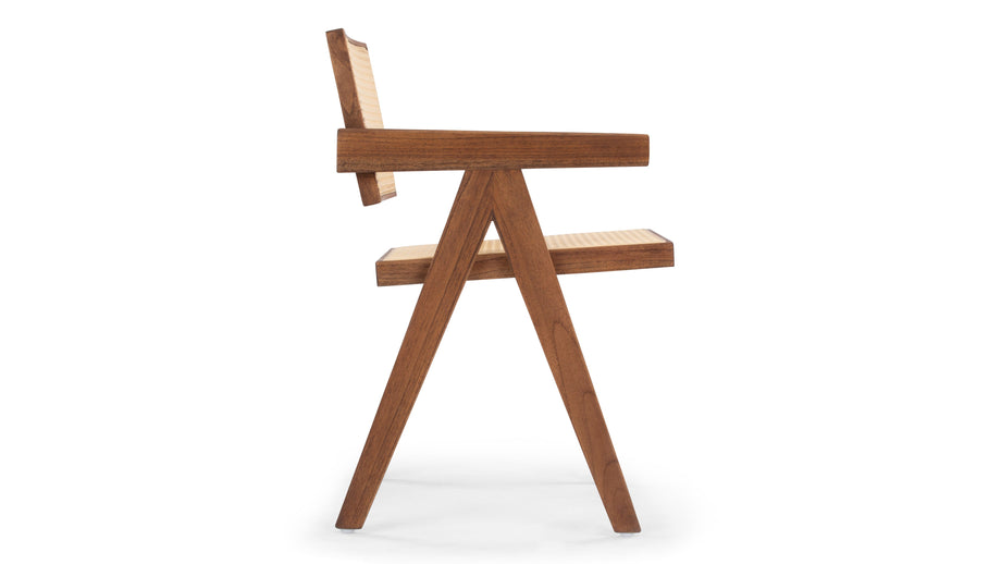 Jeanneret OutdoorWalnut Stained Teak