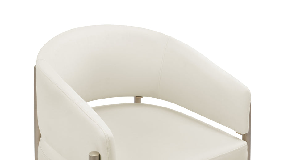 Esme OutdoorIvory Performance Weave and Brushed Brass