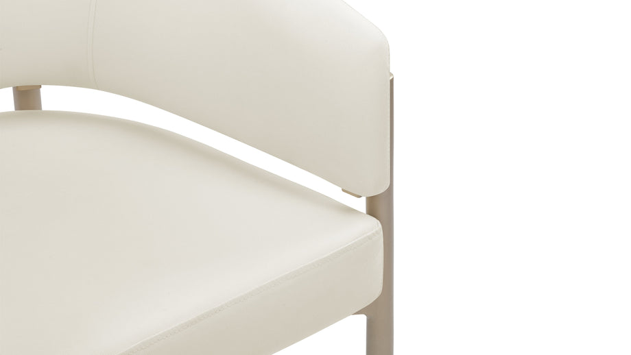 Esme OutdoorIvory Performance Weave and Brushed Brass