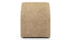 Arch - Arch - Arch Ottoman, Beige Vegan Leather - Image 3