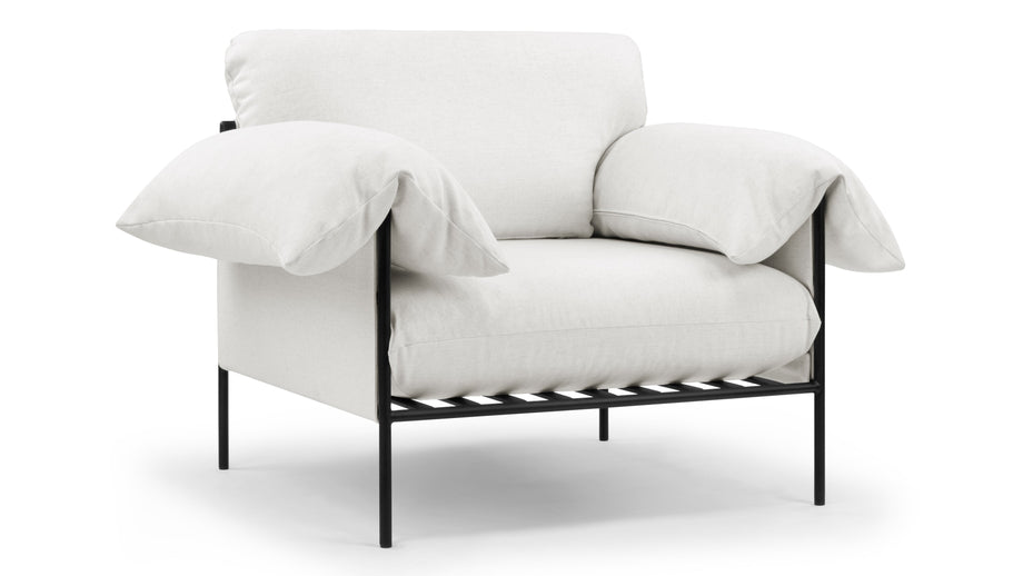 PositanoPositano - Positano Lounge Chair, Oat Linen
