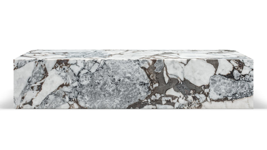 PlinthPlinth - Plinth Grande Coffee Table, Modellato Marble