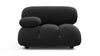 Bellini Module - Black Performance Weave (Outdoor) - Image 1