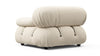 Bellini Module - Cream Chunky Performance Weave (Outdoor) - Image 5