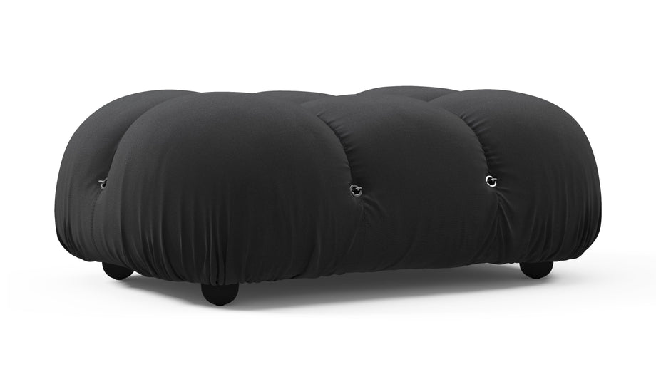 Bellini OttomanBlack Performance Weave (Outdoor)