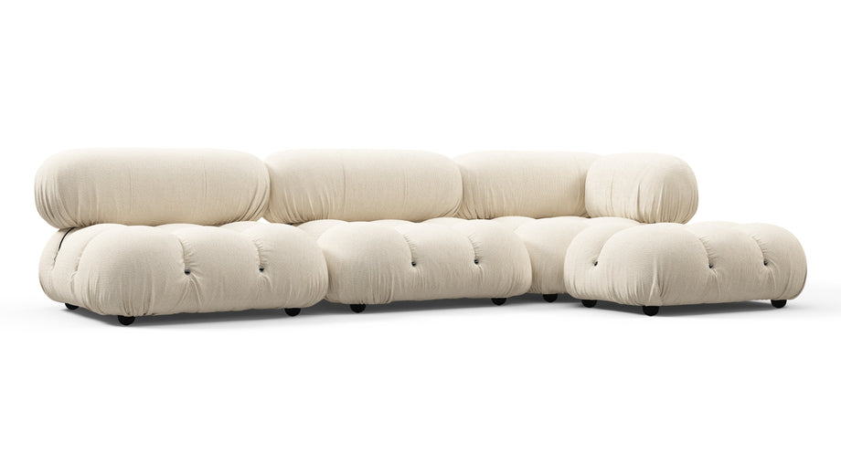 Bellini SeccionalCream Chunky Performance Weave (Outdoor)