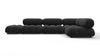 Bellini Sectional - Black Performance Weave (Outdoor) - Image 1