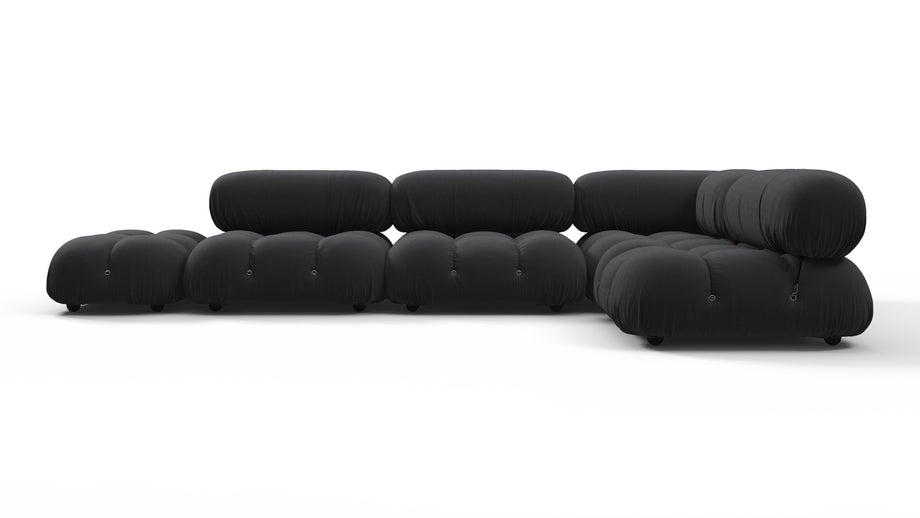 Bellini SectionalBlack Performance Weave (Outdoor)