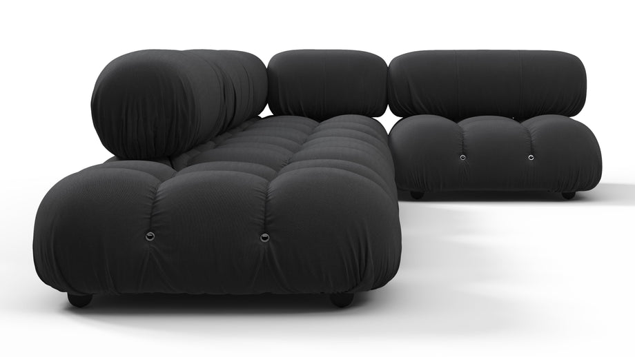 Bellini SectionalBlack Performance Weave (Outdoor)