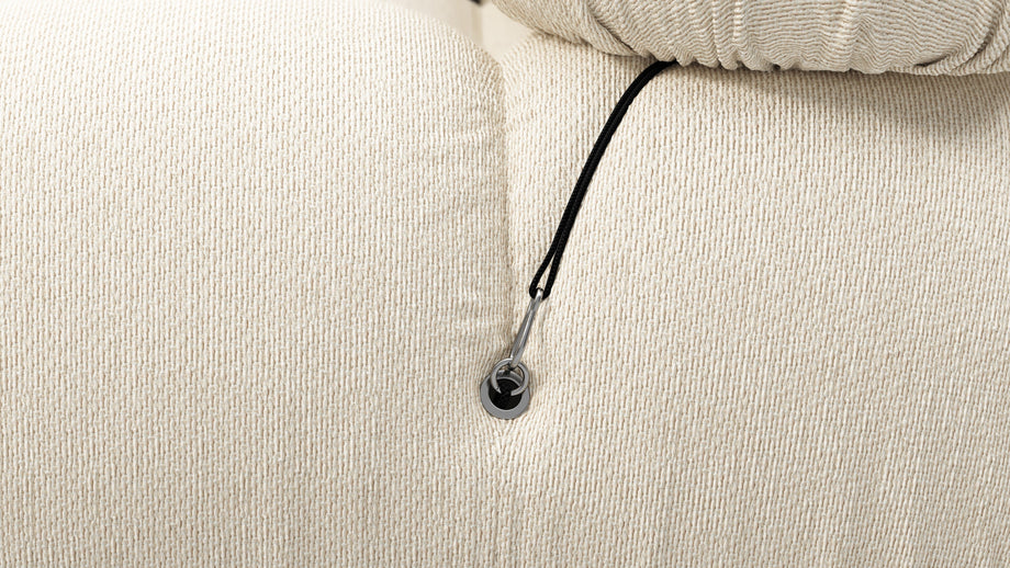 Bellini SectionalCream Chunky Performance Weave (Outdoor)
