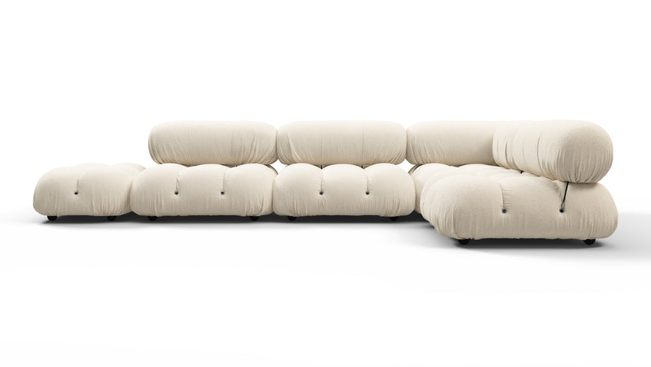 Bellini SectionalCream Chunky Performance Weave (Outdoor)
