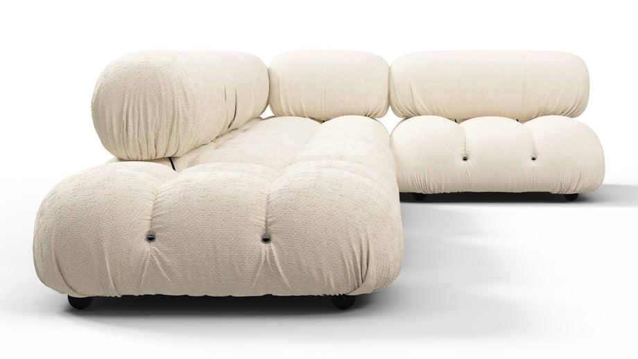 Bellini SectionalCream Chunky Performance Weave (Outdoor)