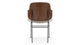 The Penguin - The Penguin - The Penguin Dining Chair, Wheat Gray Cashmere Wool and Walnut - Image 4
