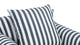 Hoxton - Hoxton - Hoxton Indoor/Outdoor Lounge Chair, Navy Stripe - Image 5