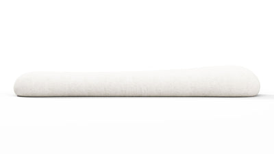 On the Rocks - On the Rocks - On the Rocks Module, Large Backrest, White Textured Chenille - Image 1