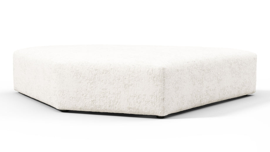 On the RocksOn the Rocks - On the Rocks Module, Seat Section 4, White Textured Chenille