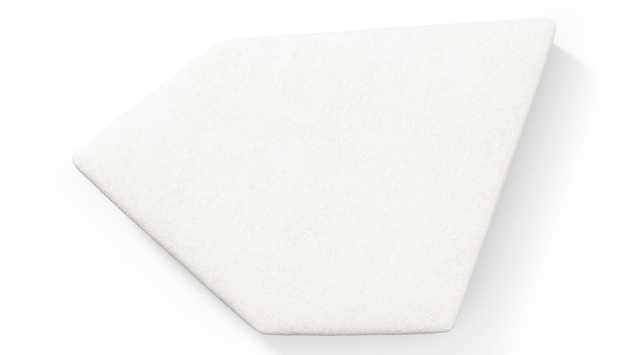 On the RocksOn the Rocks - On the Rocks Module, Seat Section 4, White Textured Chenille