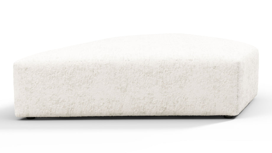 On the RocksOn the Rocks - On the Rocks Module, Seat Section 3, White Textured Chenille