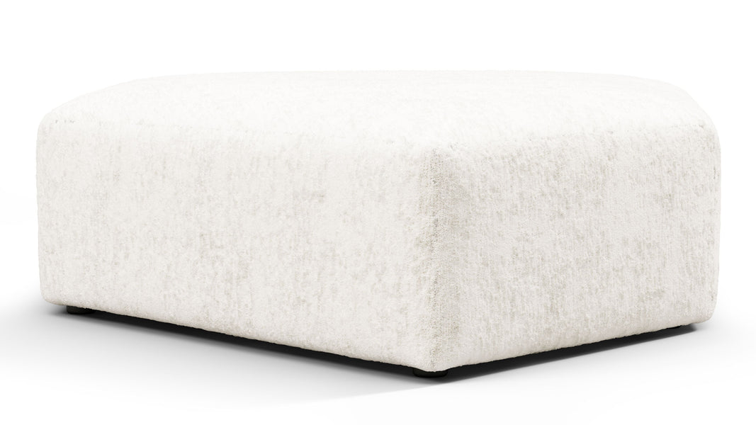 On the RocksOn the Rocks - On the Rocks Module, Seat Section 3, White Textured Chenille