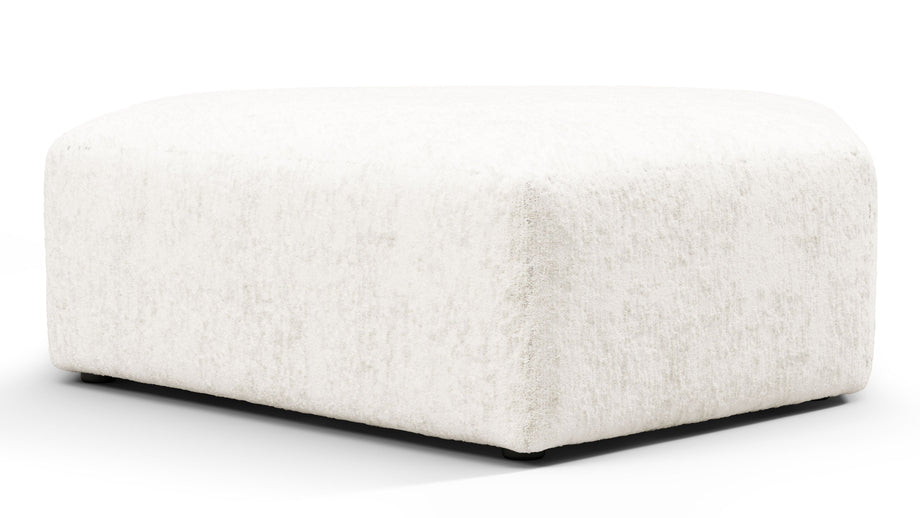 On the RocksOn the Rocks - On the Rocks Module, Seat Section 3, White Textured Chenille