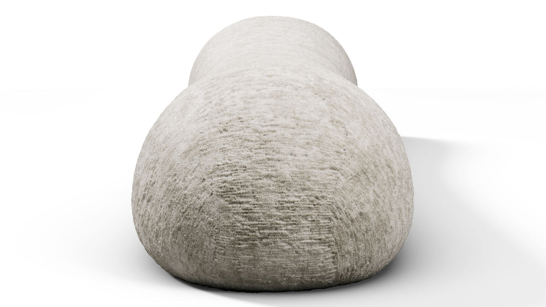 On the RocksOn the Rocks - On the Rocks Module, Backrest, Dove Textured Chenille