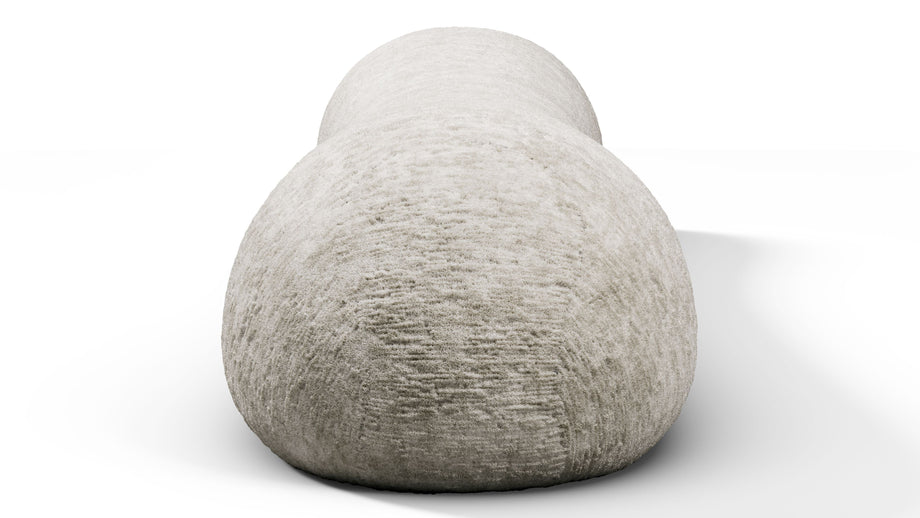 On the RocksOn the Rocks - On the Rocks Module, Backrest, Dove Textured Chenille